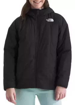 Двусторонняя короткая парка Shasta для девочек The North Face, цвет TNF Black