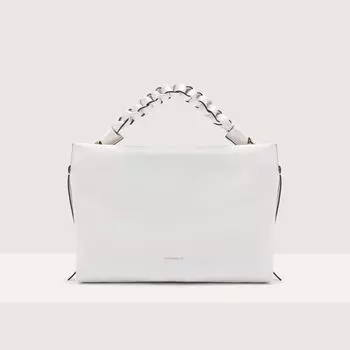 Двусторонняя кожаная сумка через плечо Coccinelle BOHEME MEDIUM, белый