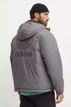 Двусторонняя куртка Adicolor adidas Originals, черный