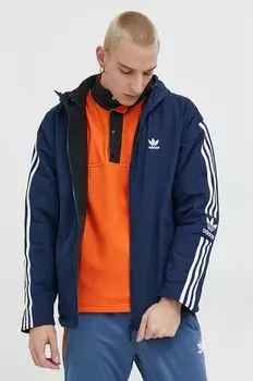 Двусторонняя куртка adidas Originals, синий