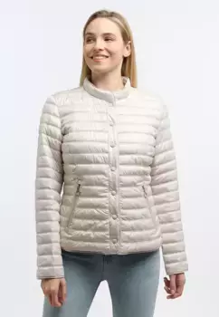 Двусторонняя куртка Barbara Lebek, без капюшона, с воротником стойкой, цвет Panna Cotta