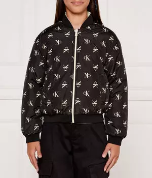 Двусторонняя куртка-бомбер Relaxed fit Calvin Klein Jeans, черный