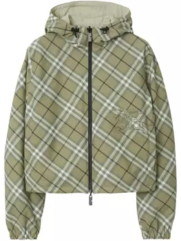 Двусторонняя куртка Burberry Vintage Check, зеленый