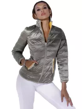 Двусторонняя куртка Creation L, без капюшона, цвет Steingrau-Gelb