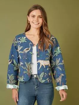 Двусторонняя куртка для животных Yumi, синий