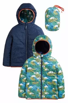 Двусторонняя куртка Frugy Toasty Trail Frugi, синий