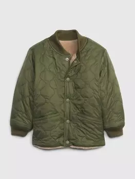 Двусторонняя куртка Gap, зеленый