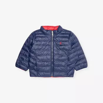 Двусторонняя куртка из переработанного нейлона для малышей-мальчиков Polo Ralph Lauren, синий