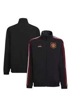 Двусторонняя куртка Manchester United Anthem adidas, черный