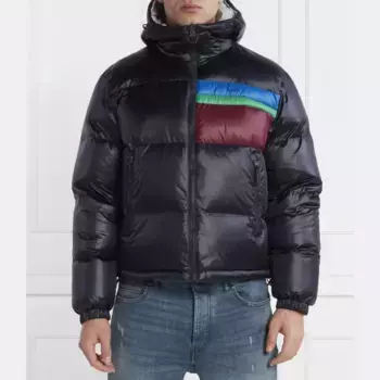 Двусторонняя куртка оверсайз Lacoste, черный