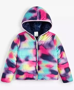 Двусторонняя куртка-пуховик Aura для девочек-подростков Epic Threads, синий