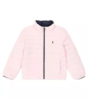 Двусторонняя куртка-пуховик p-layer 2 Polo Ralph Lauren Kids, мультиколор