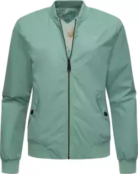 Двусторонняя куртка Ragwear "Joom", без капюшона, модная куртка 2-в-1 с принтом по всей поверхности и однотонной стороной, цвет Ocean