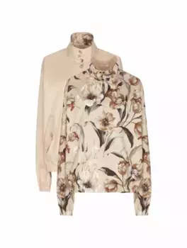 Двусторонняя куртка с цветочным принтом Dolce&Gabbana, мультиколор