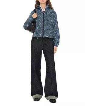 Двусторонняя куртка с капюшоном Burberry, мультиколор