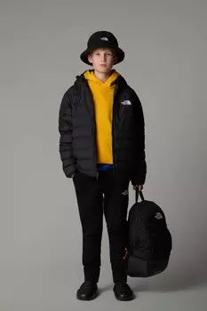 Двусторонняя куртка с капюшоном Perrito для мальчиков The North Face, черный