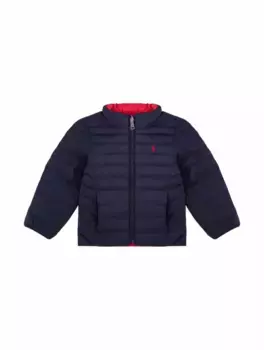 Двусторонняя куртка с логотипом Ralph Lauren, тёмно-синий