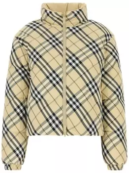 Двусторонняя куртка с принтом Burberry, нейтральный цвет