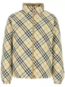 Двусторонняя куртка с принтом Burberry, нейтральный цвет