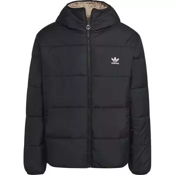 Двусторонняя куртка с утеплением adidas, цвет Black/Beige