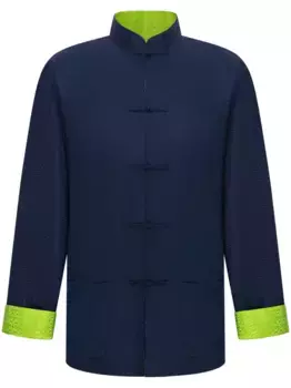 Двусторонняя куртка с узором Shanghai Tang, синий