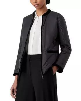 Двусторонняя куртка с воротником Emporio Armani Guru, черный