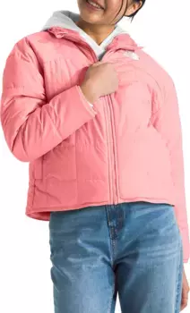Двусторонняя куртка Shasta с молнией во всю длину The North Face для девочек, цвет Terracotta