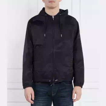 Двусторонняя куртка стандартного кроя Armani Exchange, черный