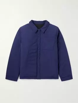 Двусторонняя куртка-стеганая с вышитым логотипом DIME, синий