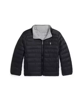 Двусторонняя куртка унисекс P-Layer 2 для малышей и маленьких детей Polo Ralph Lauren, черный