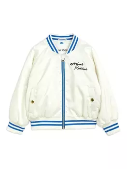 Двусторонняя куртка в горошек Mini Rodini, белый