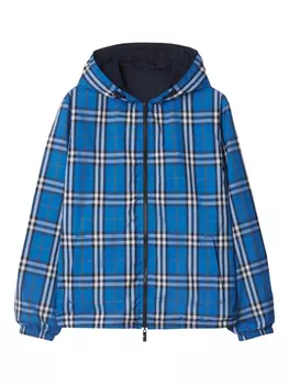 Двусторонняя куртка в клетку Burberry, синий