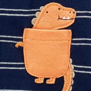 Двусторонняя молния в виде динозавра для мальчика Carter для сна и игр Carter's