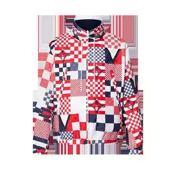 Двусторонняя нейлоновая ветровка Louis Vuitton, мультиколор