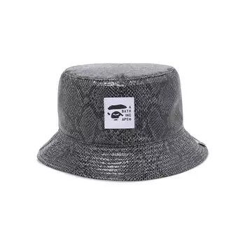 Двусторонняя панама BAPE Snake, цвет Серый