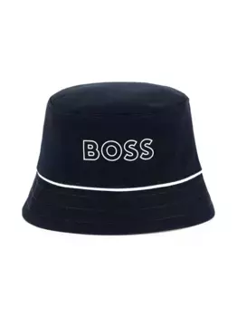 Двусторонняя панама BOSS Kidswear, синий