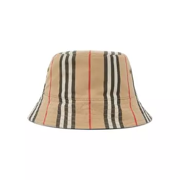 Двусторонняя панама Burberry Icon Stripe, цвет Архивный бежевый