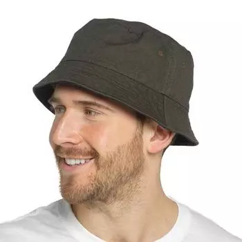 Двусторонняя панама из хлопка KAV, хаки