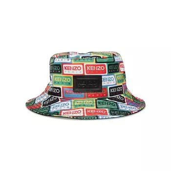 Двусторонняя панама Kenzo Label, Многоцветный