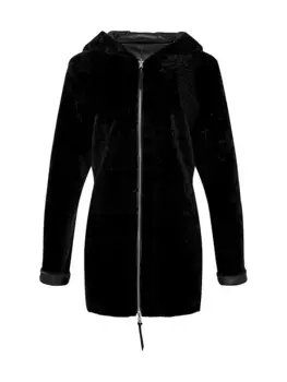 Двусторонняя парка из овечьей шерсти Gorski, черный