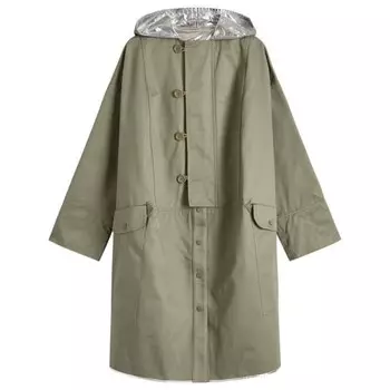 Двусторонняя парка Paco Rabanne, зеленый