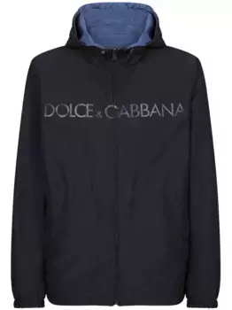 Двусторонняя парка с логотипом DOLCE & GABBANA, синий