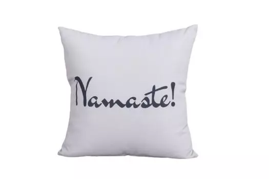 Двусторонняя подушка Primaster Намасте 45 х 45 см, серая