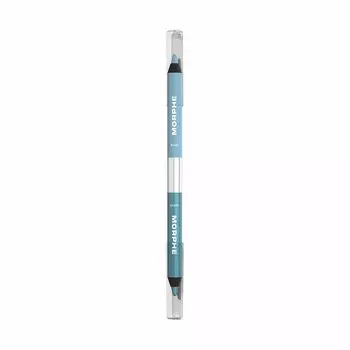Двусторонняя подводка для глаз bi-liner dual-ended pencil Morphe, цвет rain or shine light blue/ shimmer blue, количество 1 шт.