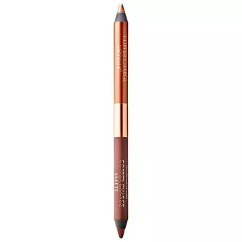 Двусторонняя подводка для глаз Charlotte Tilbury Matte & Metallic – Eye Color Magic Collection, цвет Copper Charge