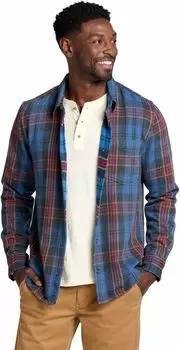 Двусторонняя рубашка с длинным рукавом Over and Out Toad&Co, цвет Cornflower