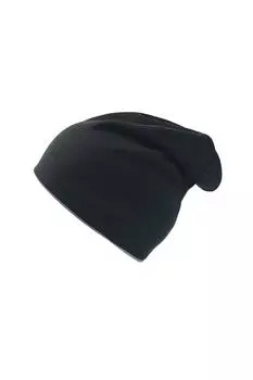 Двусторонняя шапка-бини из джерси Extreme Atlantis, черный