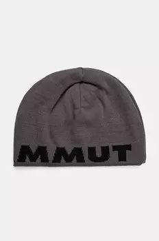 Двусторонняя шапка Mammut, серый