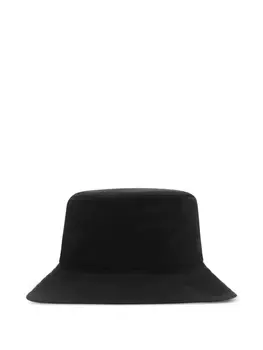 Двусторонняя шляпа-панама из габардина Burberry, черный