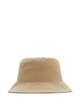 Двусторонняя шляпа-панама из габардина Burberry, нейтральный